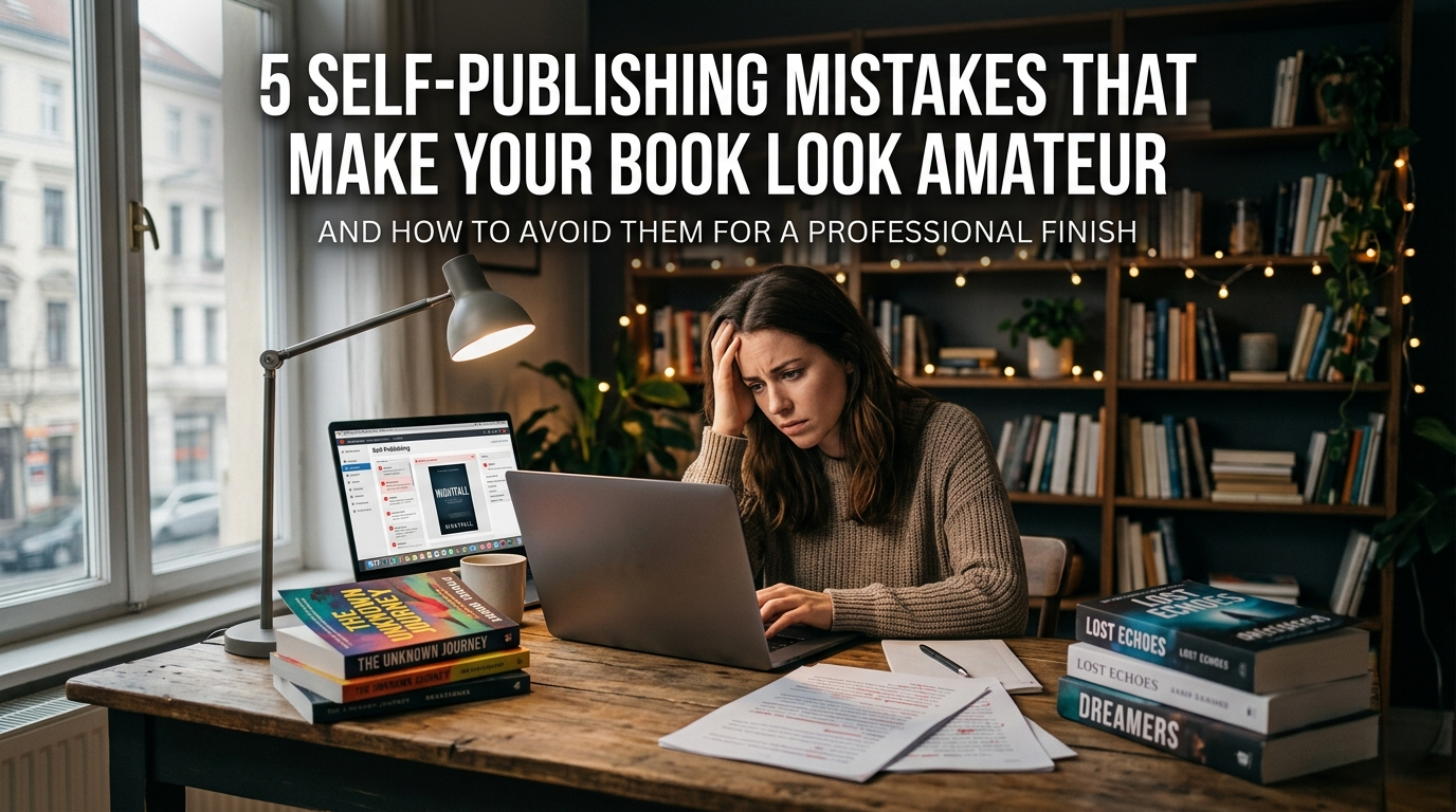 5 Self-Publishing Mistakes That Make Your Book Look Amateur