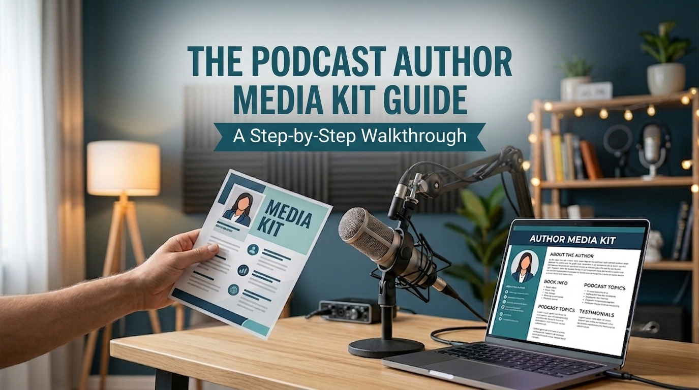 How to Pitch Yourself to Podcasts Using Your Author Media Kit